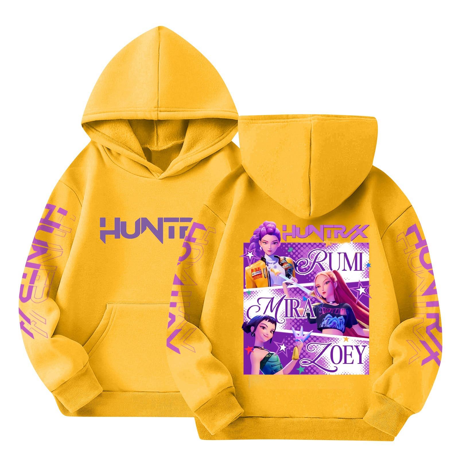 Kids Casual Long-Sleeved Letter Print Hooded Sweatshirt Trendy Long-Sleeved Sweatshirt 160 жёлтый 1470₽