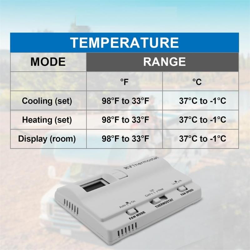Digital Thermostat 83303862 83303362 for Mach 8330-336 337 338 339 368 Air Conditioner Replacement Accessory