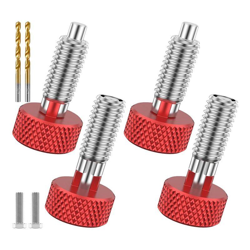 

AEE2-8PCS Handle Quick Release Pins Kit, Knurled Handle Stainless Steel Lock M6 Quick Release Pins For Rolling Toolbox Durable