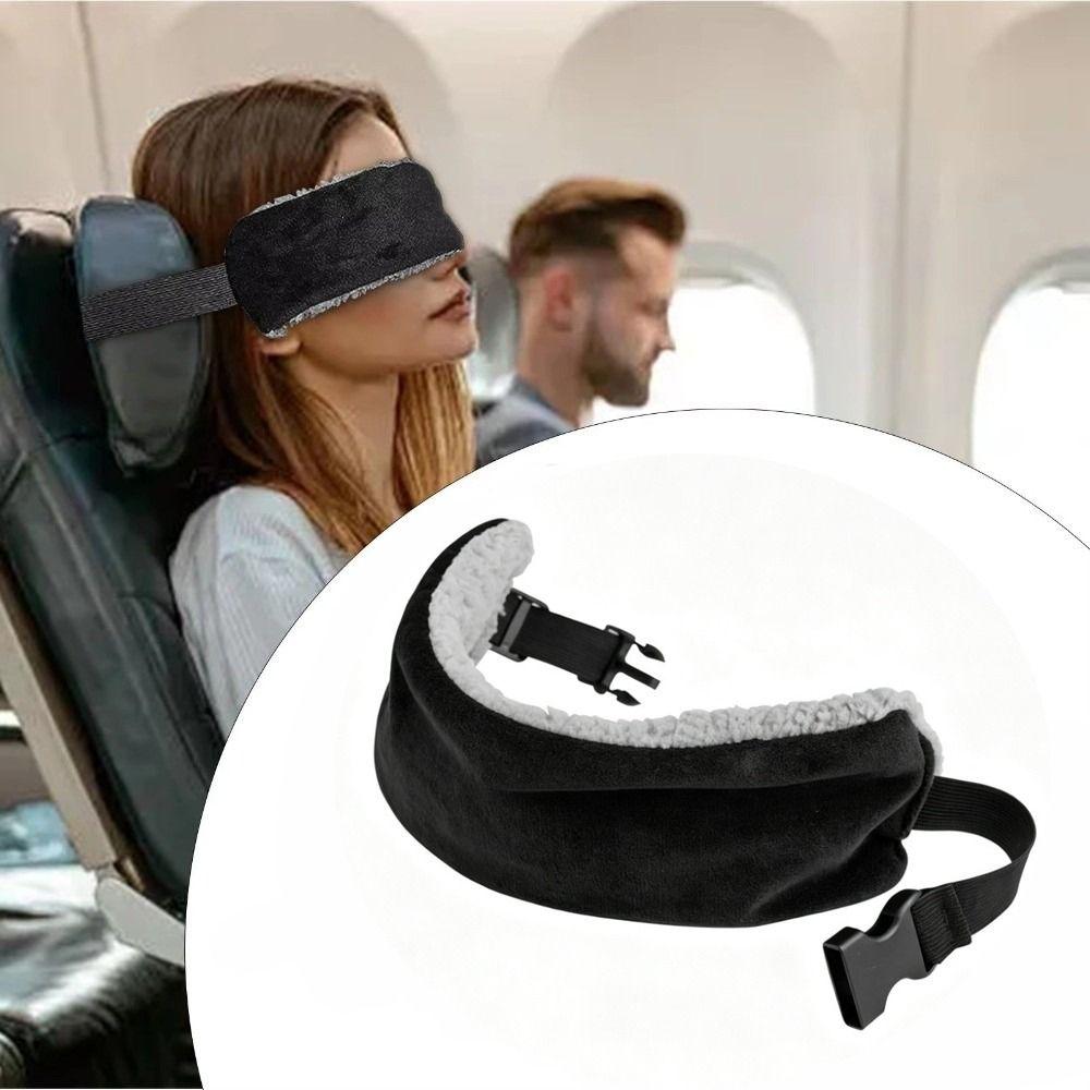 Multi-functional Travel Eyemask Adjustable Neck Pillow Travel Essentials Head Support Strap Cars