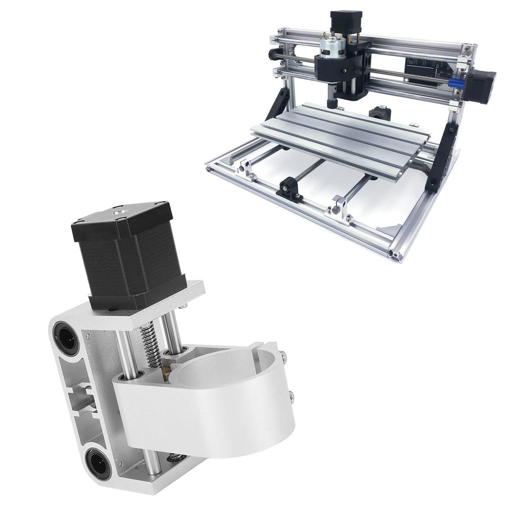 Z Axes Spindle Motor Mount Alumum Alloy 300‑500W Spindle Motor Holder 52mm Stroke for 3018 MAXIMUM Router Machine