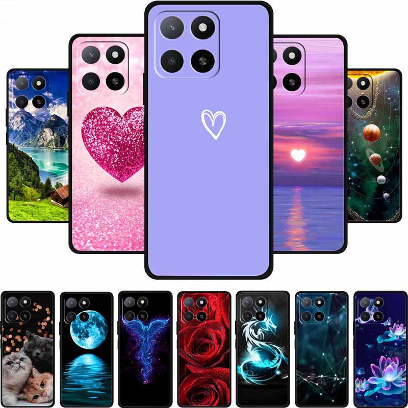 Phone Case For Honor X7d 5G 2025 Back Cover Case X 7 D Shockproof Black Silicone Soft Coque For Honor 400 Smart Play 10T 5G Case