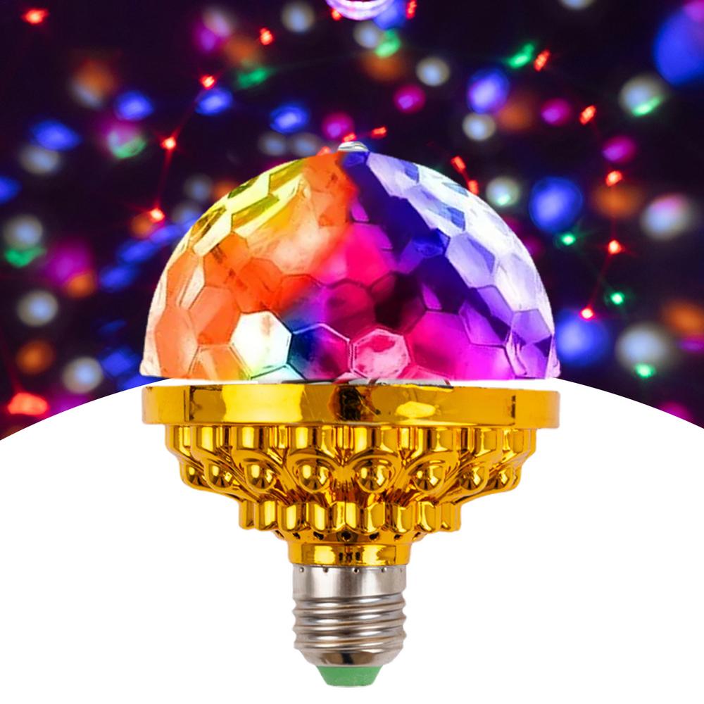 

Disco Ball Light Bulb Safe LED Lighting Decor Colorful Disco Lamp For Home Bar Party Lovers Kids Teens Christmas Holiday