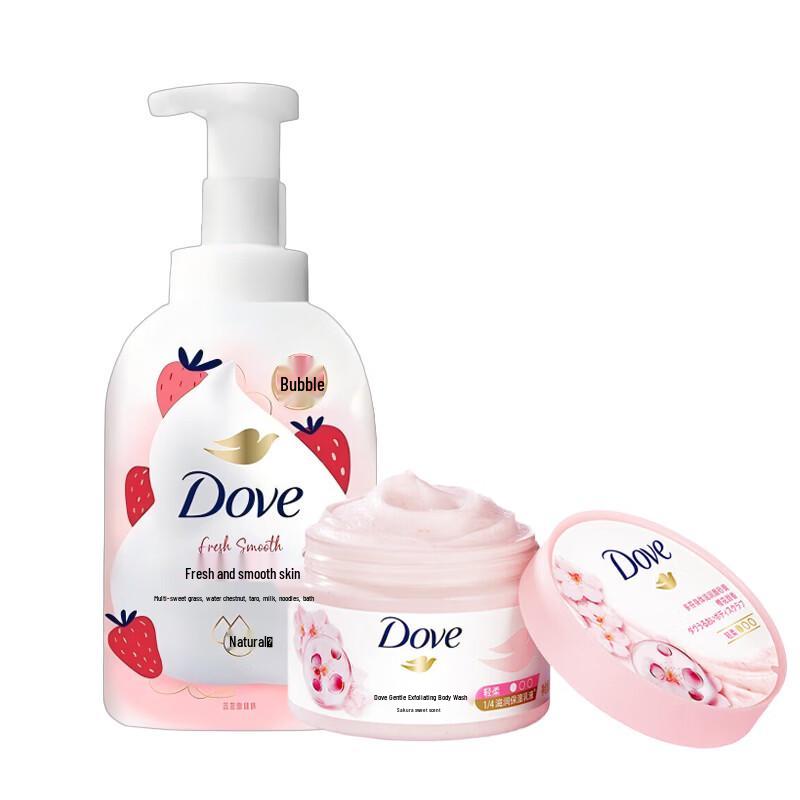 

Dove Body Wash Foam & Scrub Set