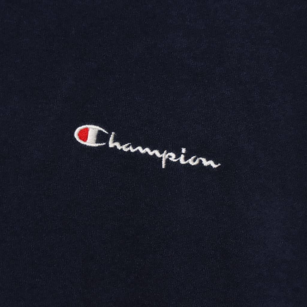 Champion Short Crew Relax Embroidered Script Short Sleeve L T-Shirt, Sleeve, Neck, Fit, Logo, T-Shirt, Women's Basic, CW-X341, Navy,