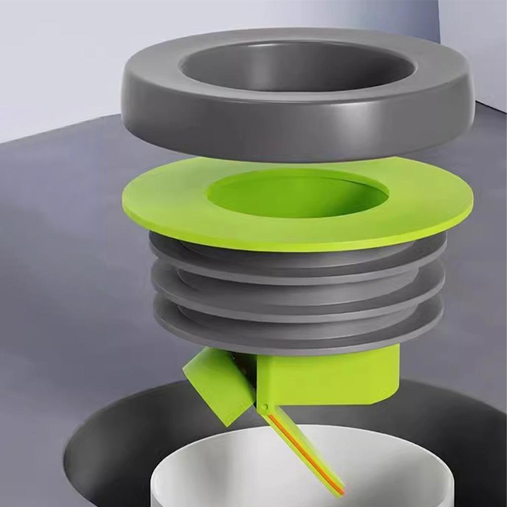 Backflow Proof Toilet Flange Sealing Ring with Leak Proof Check Valve for Easy Plumbing On 100 110mm PVC Pipes