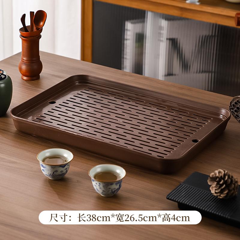 Double-layer Leaking Drain Tray Household Drain Tray Bowl and Chopsticks Tea Cup Rectangular Storage Tray