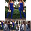 Women Ladies Elegant Clubwear V Neck Playsuit Bodycon Jumpsuit Perfect For Parties