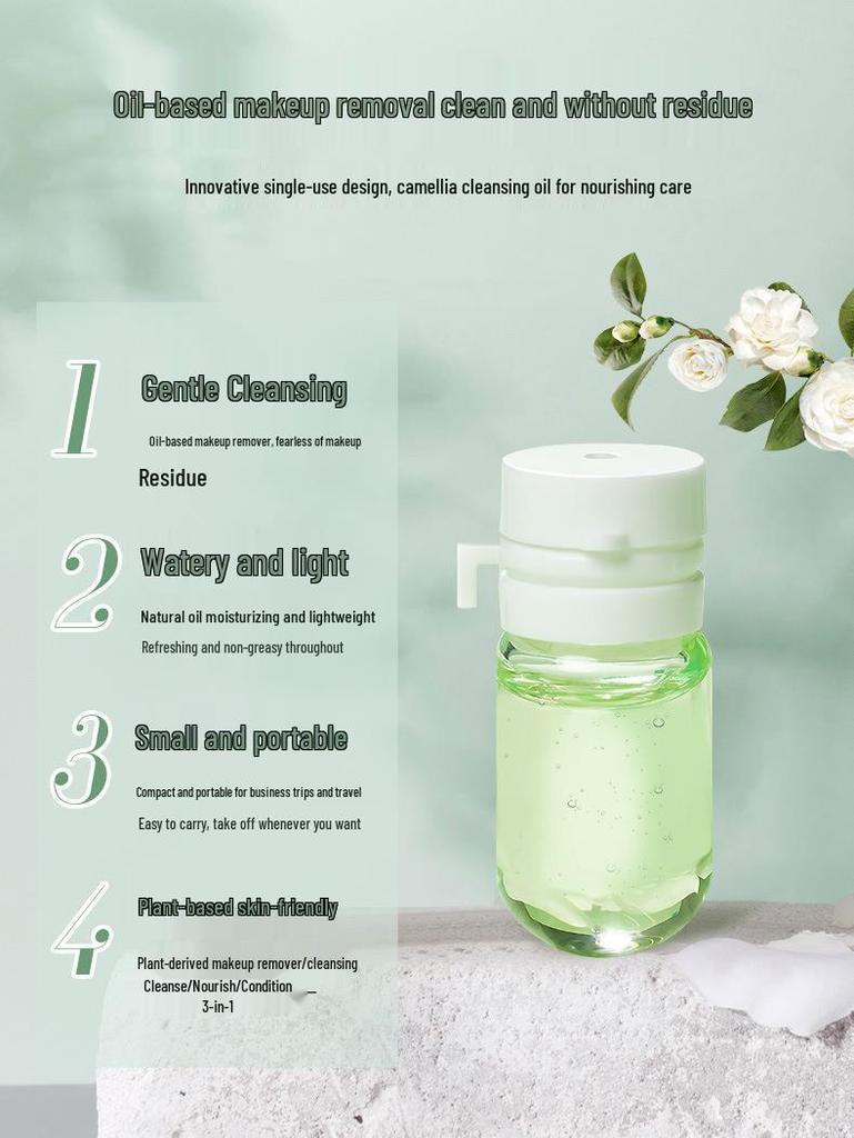 MAFFICK Camellia Cleansing Oil: Gentle, Deep-Cleaning, and Nourishing Makeup Remover, Multi-Effect, Hydrating Formula.