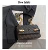 2025 European & American Retro Print Chain Shoulder Bag: New Light Luxury Women's Crossbody & Commuter Underarm Bag