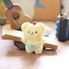 Adorable Cute Butter Bear Plush Toy Keychain Cartoon Bag Accessory
