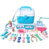 Wooden Teether Doctor and Dentist Play Wooden Mini Doctor Role Play Set with Storage Birthday Baby Shower Educational Toy for Girls and Playing