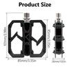 Carbon Fiber Pedal Ultralight MTB Titanium Shaft 3 Bearings Road Bike Pedal Anti Slip Racing Pedal