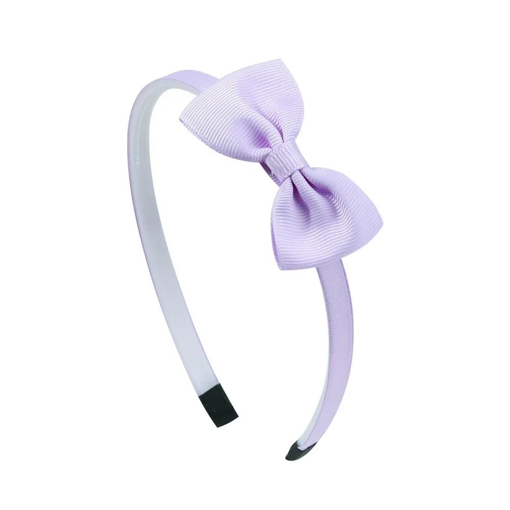 1pcs Cute Solid Color Ribbon Handmade Hair Bows Hair Bands for Girls Headband 20 Colors Cute Children Kids Baby Hair Accessories