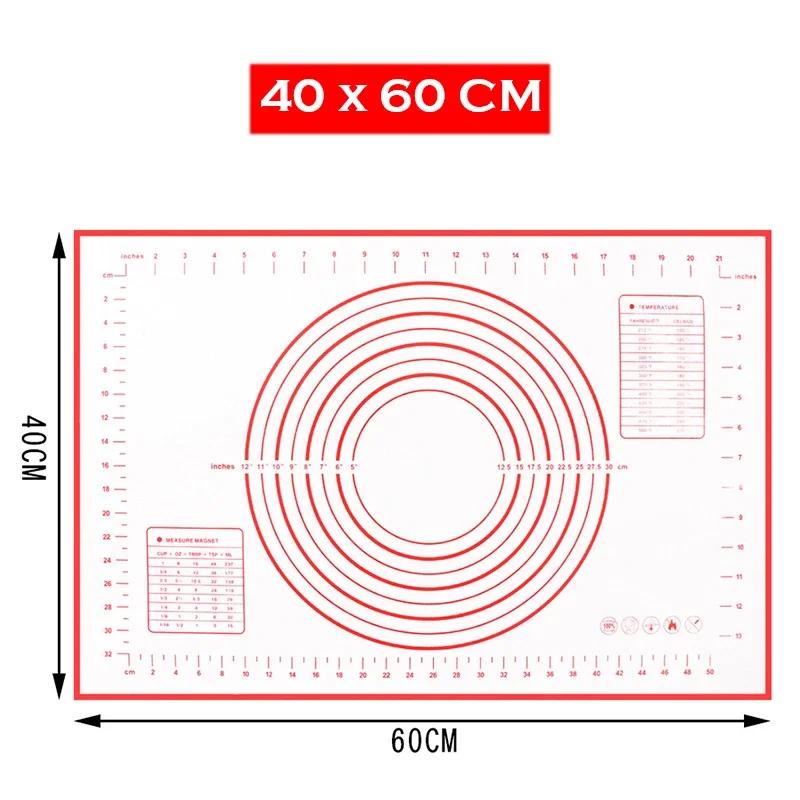 Non-Stick Silicone Baking Mat Pad Baking Sheet Glass Fiber Rolling Dough Mat Cookie Macaron Baking Mat Pastry Tools