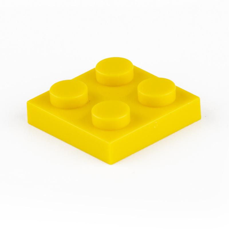 80 ks/sada moc stavební bloky deska tenké figurky cihly 2x2 tečky vzdělávací kreativní velikost kompatibilní s 3022 klasická dětská hračka