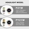 2Pcs Car LED 1156 BA15S P21W BAU15S PY21W T20 7440 W21W 3157 1157 P21/5W W21/5W LED Bulbs 144SMD Canbus Lamp Turn Signal Light