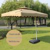 Waterproof Sunshade Umbrella for Balcony, Advertising, Roman Style, Security Booth, Stall, and Courtyard