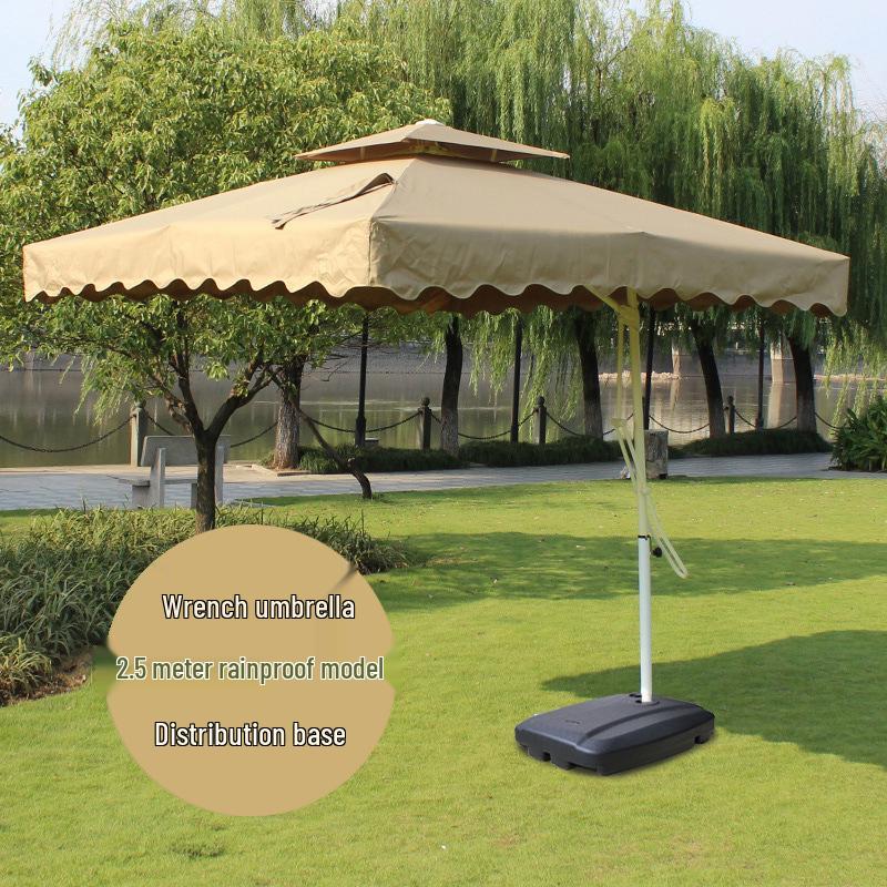 Waterproof Sunshade Umbrella for Balcony, Advertising, Roman Style, Security Booth, Stall, and Courtyard