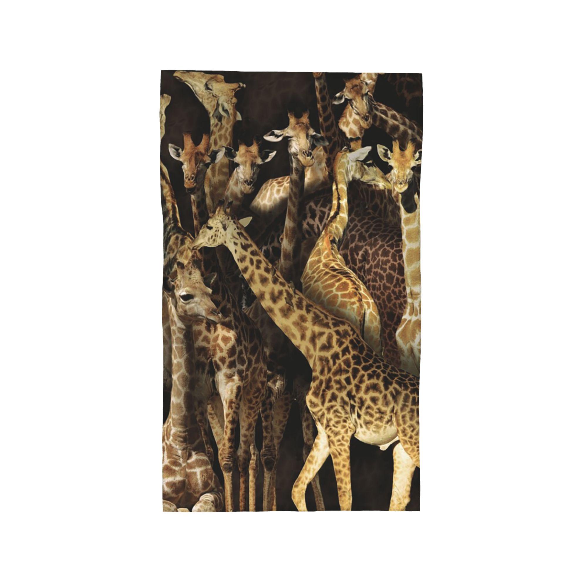 Giraffe Soft Face Towel Quick Dry Pool Bath Cotton Towels Breathable W30*H60(CM)
