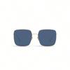 Dior Stellaire SU-B0B0 Gold Square Sunglasses with Blue Lenses