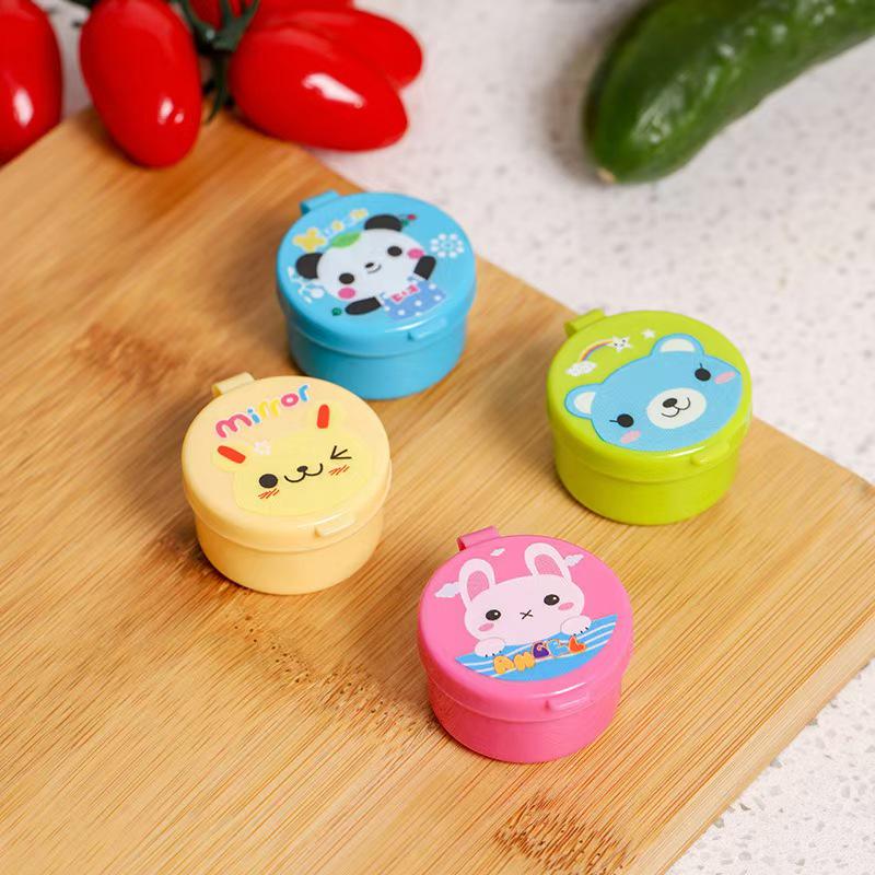 Portable Mini Squeeze Bottle for Tomato Salad Dressing and Honey Dispenser