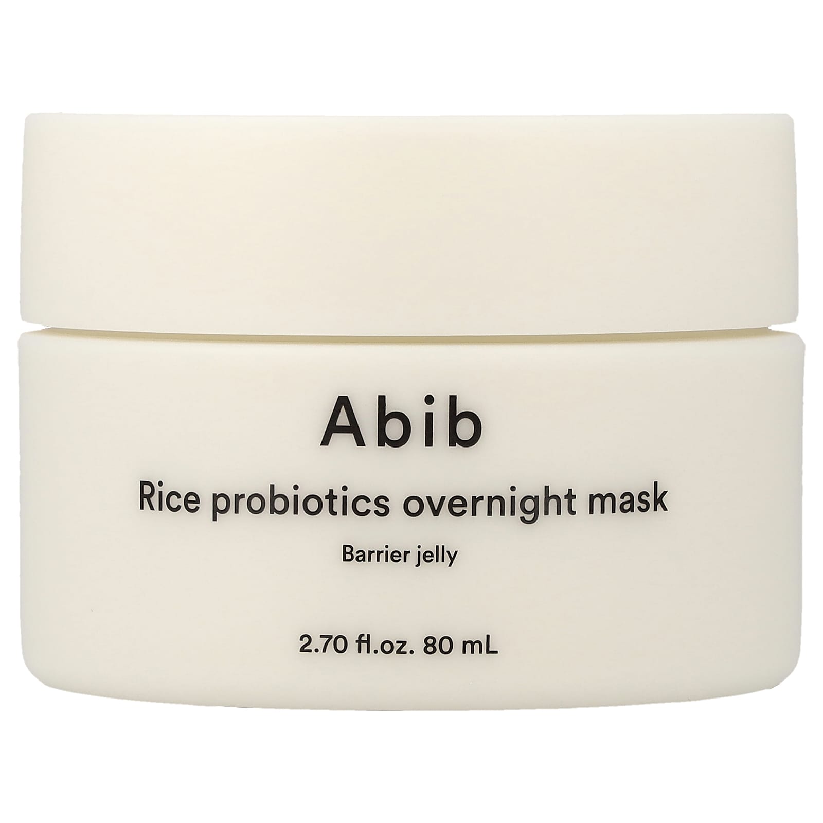 

Abib Rice Probiotic Overnight Beauty Mask, Barrier Jelly, 80ml (2.7 fl oz)