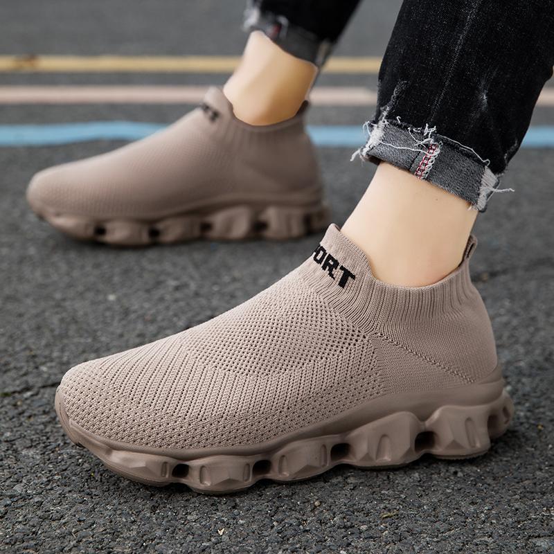 Women 2025 Vulcanized Shoes Breathable Mesh Lightweight Soft Soled Sports Shoes Men Flat Bottomed Platform Lace Up Casual Shoes