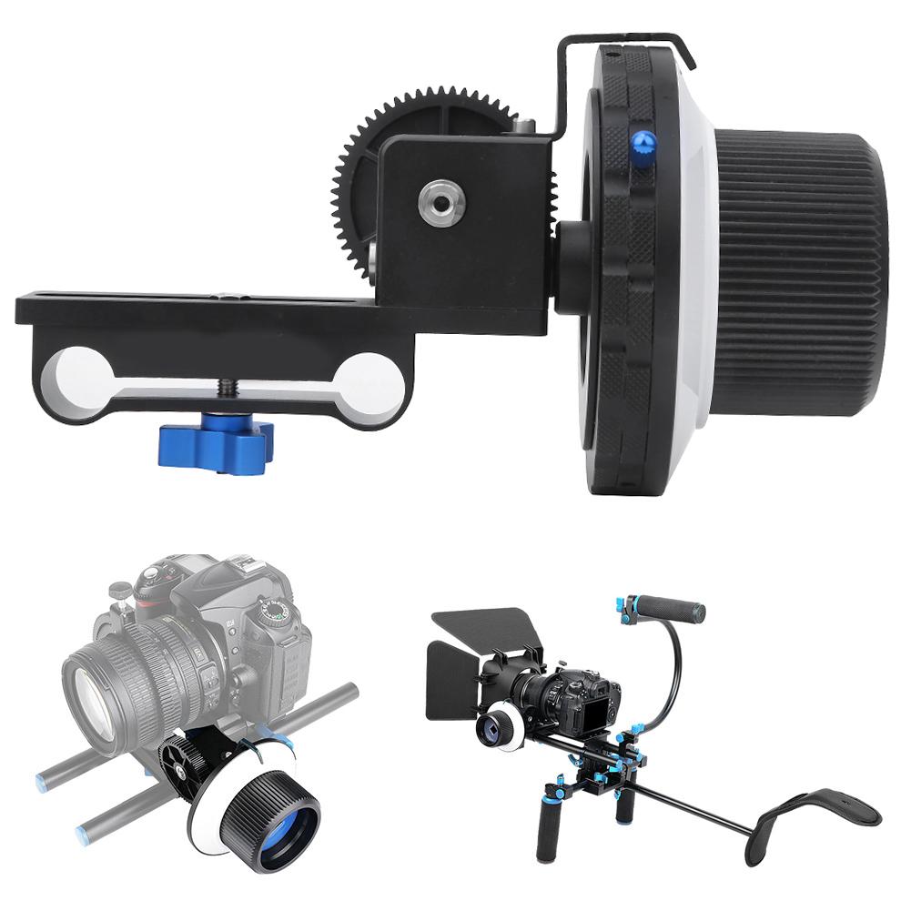 DSLR Universal Damping Design Accurate Focusing Follow Focus with AB Limit for Micro Film Shooting