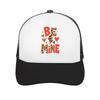 Wild Valentine Love Bolt Typography Mesh Baseball Cap Casual Hat Outdoor For Womens Unisex FeUnisex