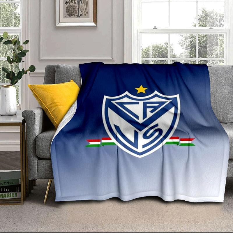 Club Atlético Vélez Sársfield Portable Blanket/Soft Blanket Bedding Blanket Suitable for Travel Camping Living Rooms Offices Sofas Fan Gifts