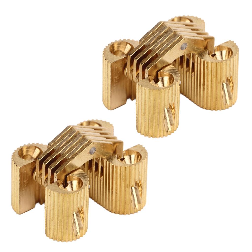 2 STUKS Verborgen Scharnieren 180 Graden Opening Koperen Verborgen Scharnieren voor Kastdeur Cadeaudoos