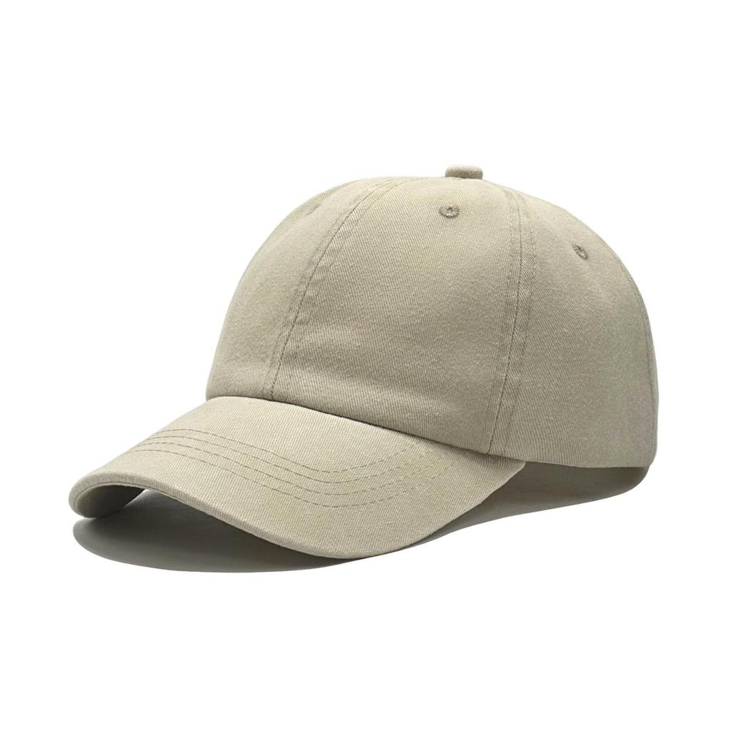 Pure Cotton Washed Baseball Cap: Breathable, Soft, UV Protection, Duckbill Design, Quality Assured Embroidery.