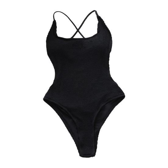 

Превосходный бикини-боди, легкий в носке, гладкий на ощупь, 3 цвета, женский сексуальный бикини-боди, купальный костюм для вечеринки S чёрный