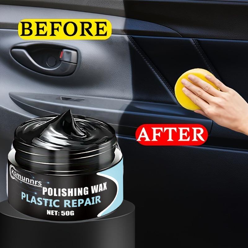 NEW Multifunctional Car Repair Kit: Plastic Parts and Leather Maintenance Update, Interior Glossy Wax, Tire Polis