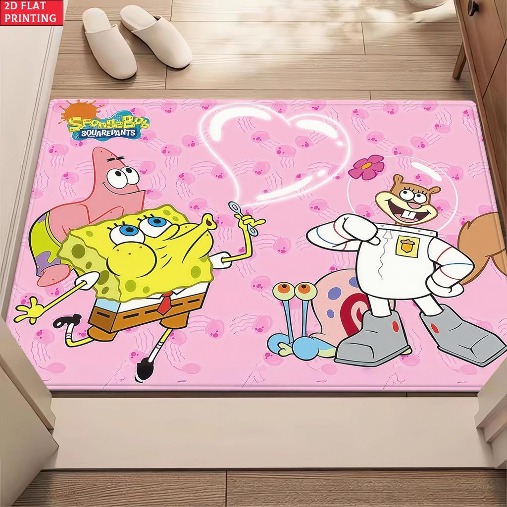 Animal Blowing Bubbles Large Room Carpet Non Slip Cartoon Kids Bedroom Living Room Floor Mat Home Decor Children's Play Carpet
