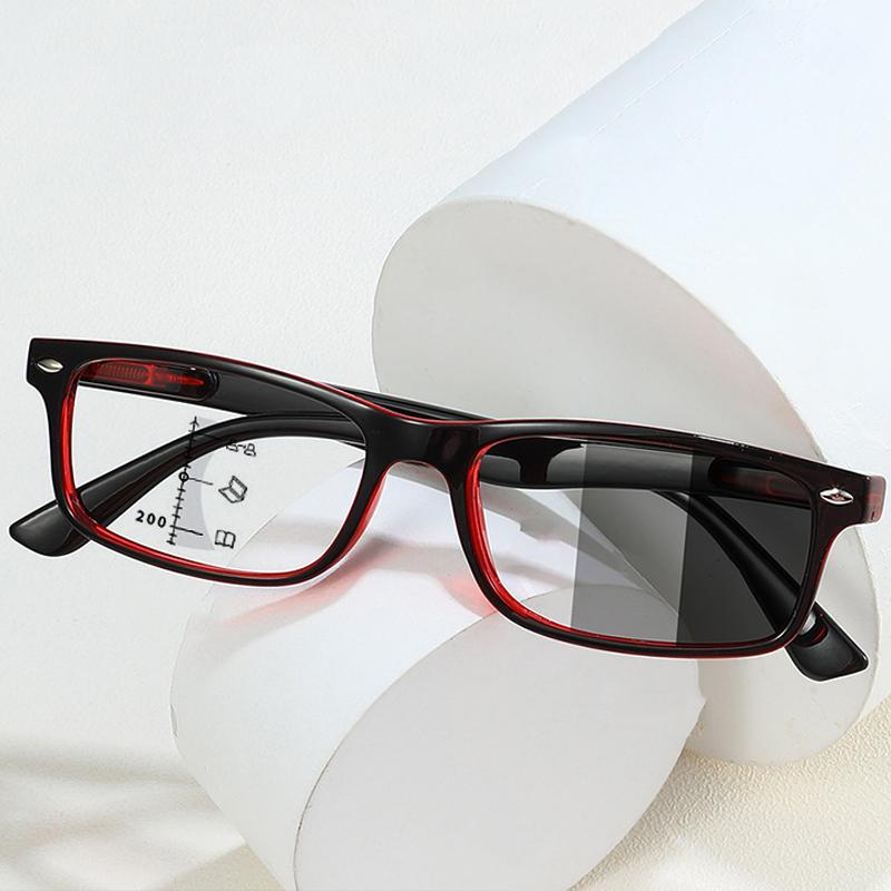 Smart Photochromic Reading Glasses New Trendy Progressive Multifocal Presbyopia Eyeglasses Finished Near Far Bifocal Eyewear
