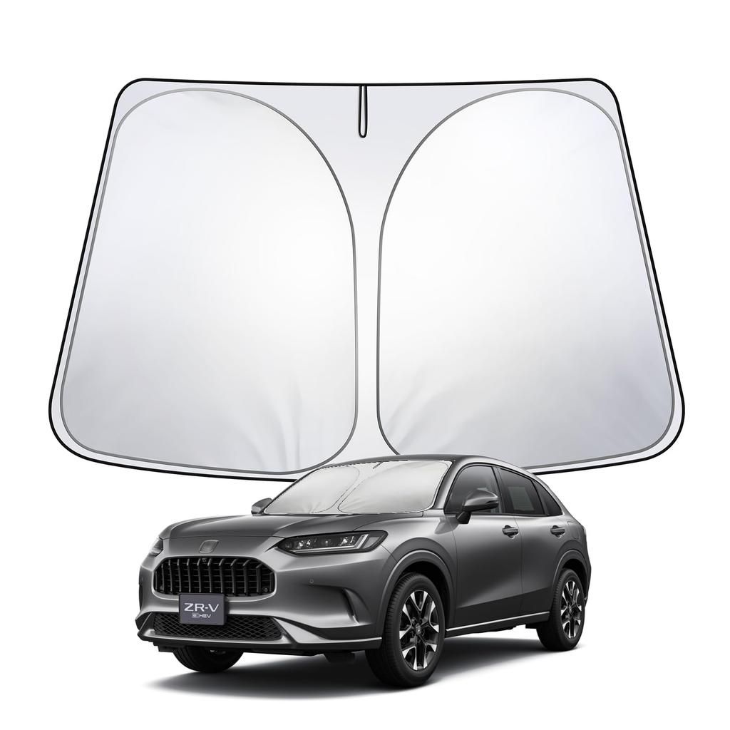 LANGBEAN Honda RZ Series Improved Front Window UV Interior Easy Storage Pouch Included ZR-V Sunshade, Sunshade, Protection, Sunshade, Foldable, ZR-V