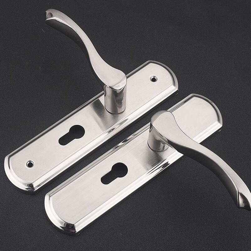 AJ-S255 Stainless Steel Universal Indoor Door Lock with Adjustable Hole Distance