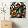 New Arrival 5D DIY Full Circle Diamond Painting "Mechanical Cowboy Gear" Embroidery Cross Stitch Home Decor Gift