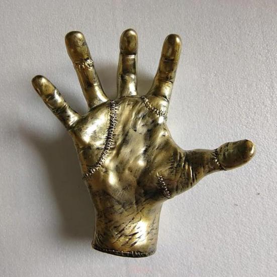 Basketball Holder Mechanical Hand Shaped Ball Holder for Basketball Soccer Volleyball Wall Mount Sports Ball Display Organizer for Room Garage