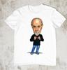 George Carlin Caricature Actor Singned T Shirt All Size S To 4XL White MR003 Unisex T-Shirt