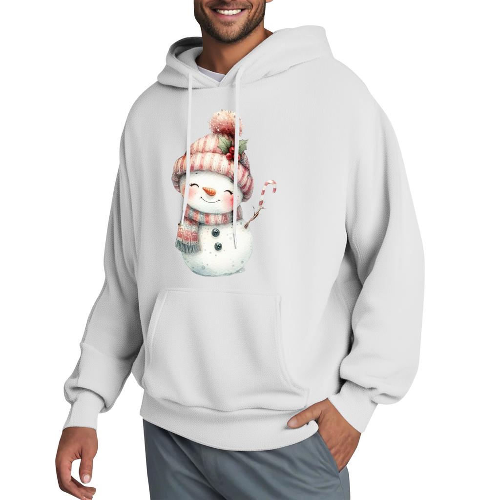 Men's Hooded Sweatshirt, Contrasting Color Sweatshirt, Sports   Casual Jacket