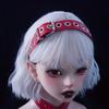 Gothic Style PU Leather Headband Handmade Steampunk Headpiece Rock Headband  Punk Events