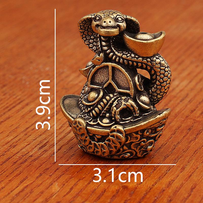 

Латунная подставка для благовоний в виде дракона зодиака