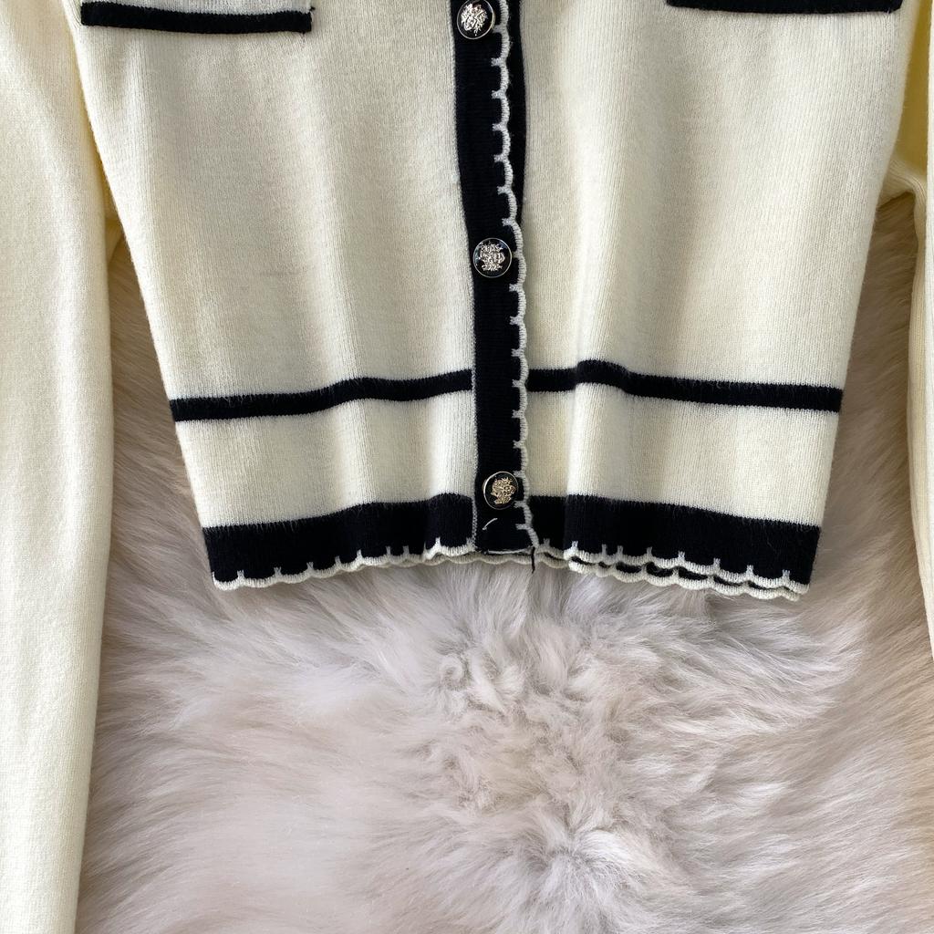Autumn Winter Women Casual Knitted Sweater Two Piece Set Single Breasted Cardigans Top and Mini Short Slim Bodycon Dresses Suit