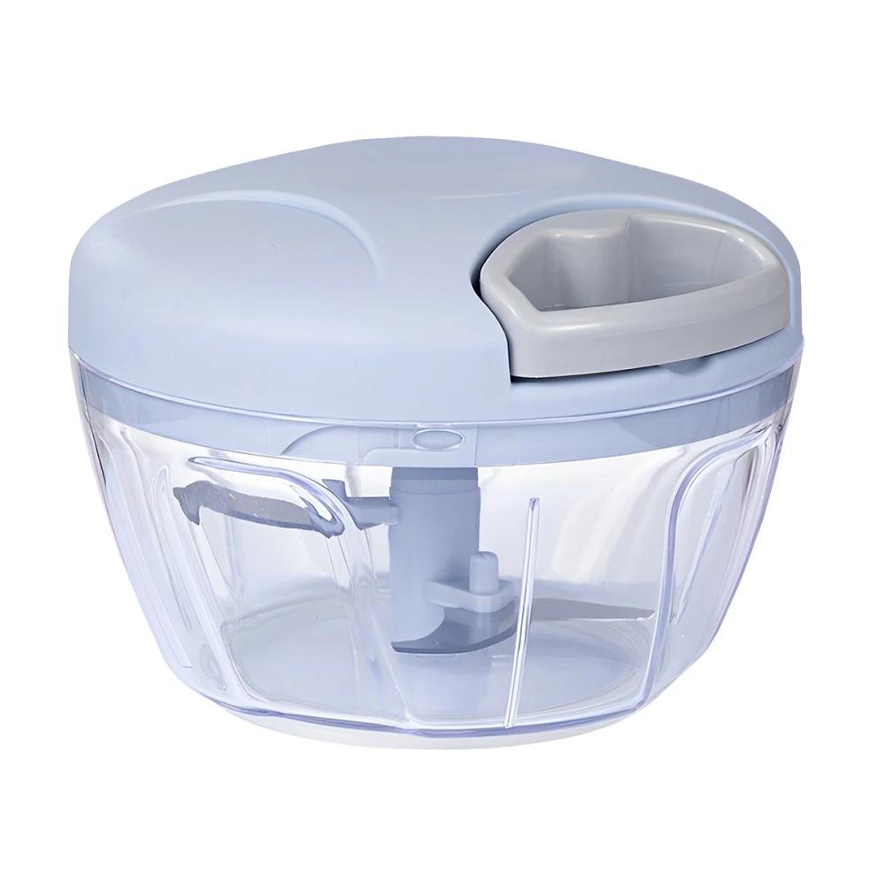 500ml Manual Garlic Press Multifunctional Food Mixer Garlic Grinding Chopper Food Vegetables Cutter Meat Grinders Kitchen Tool