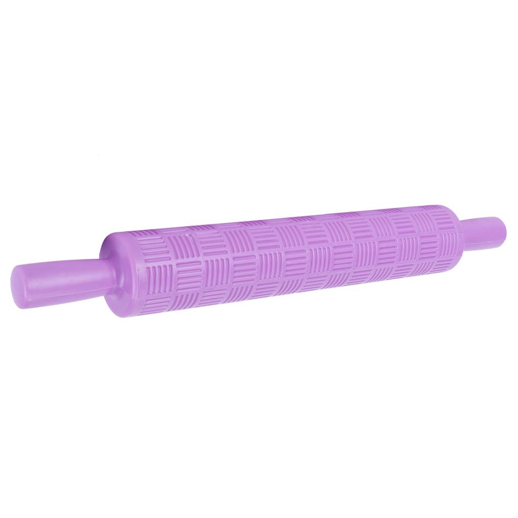 Fondant Cake Rolling Pin Embossing Roller Bakery Cookies Pastry Decorating ToolsGrid