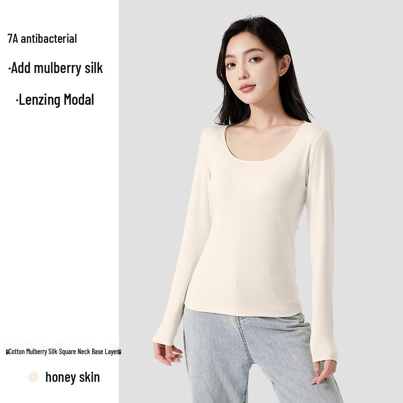 Women's Light Thermal Underwear Set - 80% Cotton, Modal, Spring/Autumn