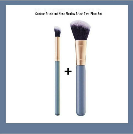 Fen Ying Contouring Brush Set: Soft Bristle Brushes for Blush, Highlighter, Nose, and Side Shadow - Ideal for Beginners.